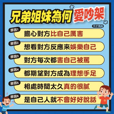 兄弟吵架怎麼辦|兄弟姊妹為何老是愛吵架？原因及處理方法要知道！